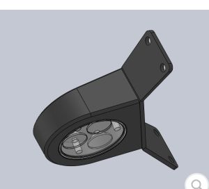 Deckstrahler mit 3 Leds 25°