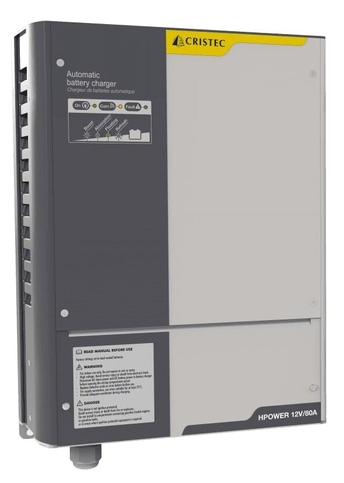 Cristec HPOWER Ladegerät Farbdisplay und Relaiskarte